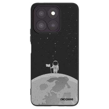 Picasee silikonowe czarne etui na Honor X8c - Astronaut