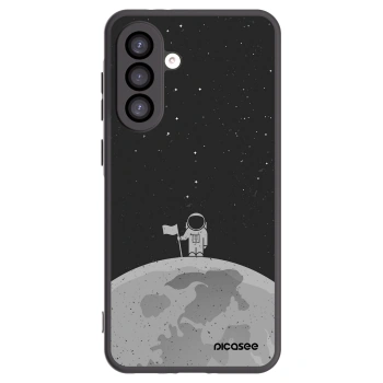 Picasee silikonowe czarne etui na Samsung Galaxy A26 5G A266B - Astronaut