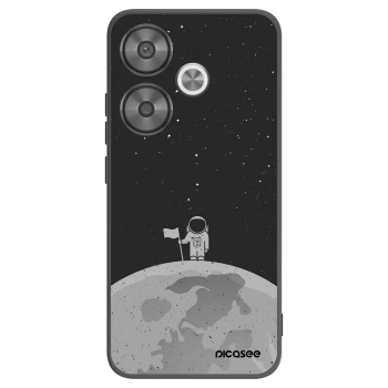 Picasee silikonowe czarne etui na Xiaomi Poco F6 - Astronaut