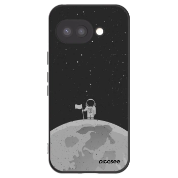 Picasee silikonowe czarne etui na Google Pixel 9a - Astronaut