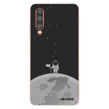 Picasee silikonowe przeźroczyste etui na Huawei P30 - Astronaut