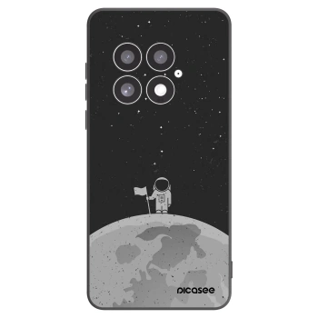 Picasee silikonowe czarne etui na OnePlus 13 5G - Astronaut