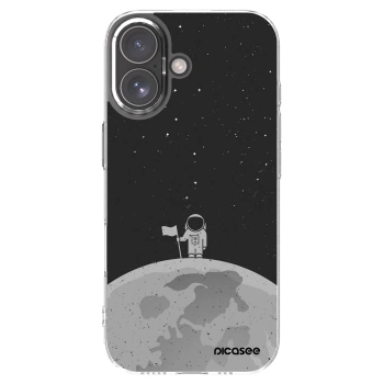 Picasee silikonowe przeźroczyste etui na Apple iPhone 17 - Astronaut