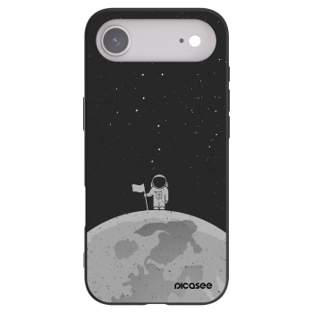 Picasee silikonowe czarne etui na Apple iPhone Air - Astronaut