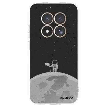 Picasee silikonowe przeźroczyste etui na Xiaomi Redmi Note 15 Pro 4G - Astronaut