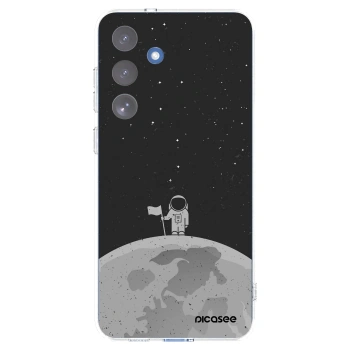 Picasee silikonowe przeźroczyste etui na Samsung Galaxy S25 FE 5G - Astronaut