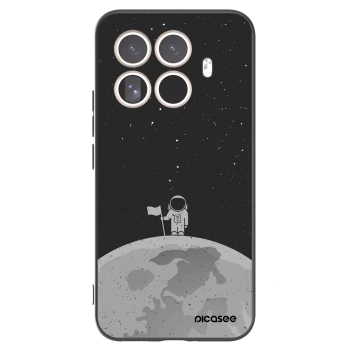 Picasee silikonowe czarne etui na Xiaomi 15T Pro - Astronaut