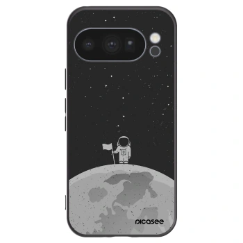 Picasee silikonowe czarne etui na Google Pixel 10 Pro - Astronaut