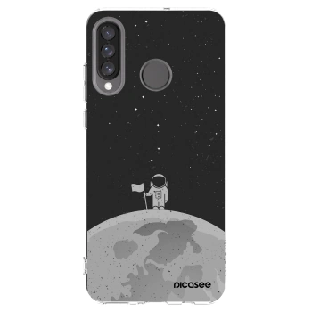 Picasee silikonowe przeźroczyste etui na Huawei P30 Lite - Astronaut