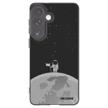 Picasee silikonowe czarne etui na Samsung Galaxy S26+ - Astronaut