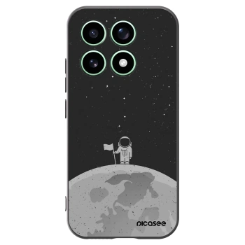 Picasee silikonowe czarne etui na Xiaomi 17 - Astronaut
