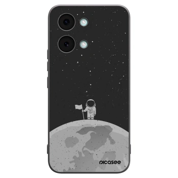 Picasee silikonowe czarne etui na Xiaomi Poco X8 Pro Max - Astronaut