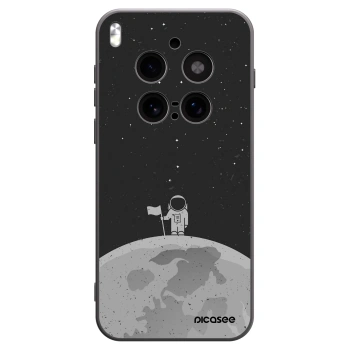 Picasee silikonowe czarne etui na Vivo X300 Pro - Astronaut