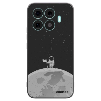 Picasee silikonowe czarne etui na Xiaomi 17T Pro - Astronaut