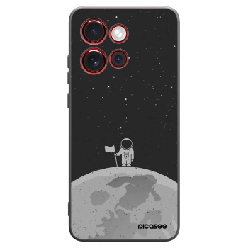 Picasee silikonowe czarne etui na Motorola Edge 60 Neo 5G - Astronaut