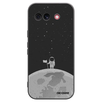 Picasee silikonowe czarne etui na Google Pixel 10a - Astronaut
