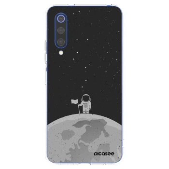 Picasee silikonowe przeźroczyste etui na Xiaomi Mi 9 SE - Astronaut