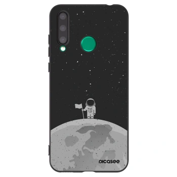 Picasee silikonowe czarne etui na Honor 20 Lite - Astronaut