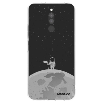 Picasee silikonowe przeźroczyste etui na Xiaomi Redmi 8 - Astronaut