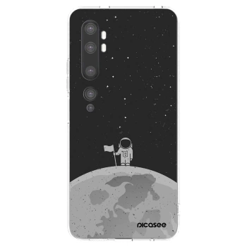 Picasee silikonowe przeźroczyste etui na Xiaomi Mi Note 10 (Pro) - Astronaut