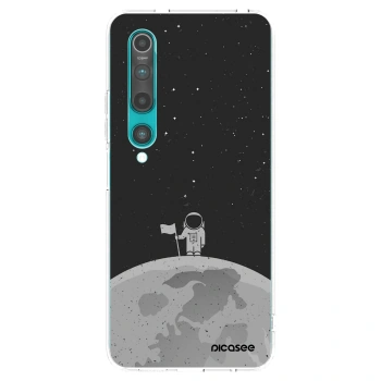 Picasee silikonowe przeźroczyste etui na Xiaomi Mi 10 - Astronaut