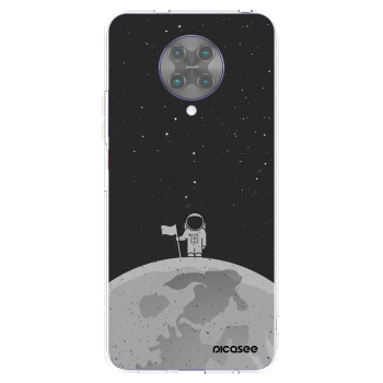 Picasee silikonowe przeźroczyste etui na Xiaomi Poco F2 Pro - Astronaut