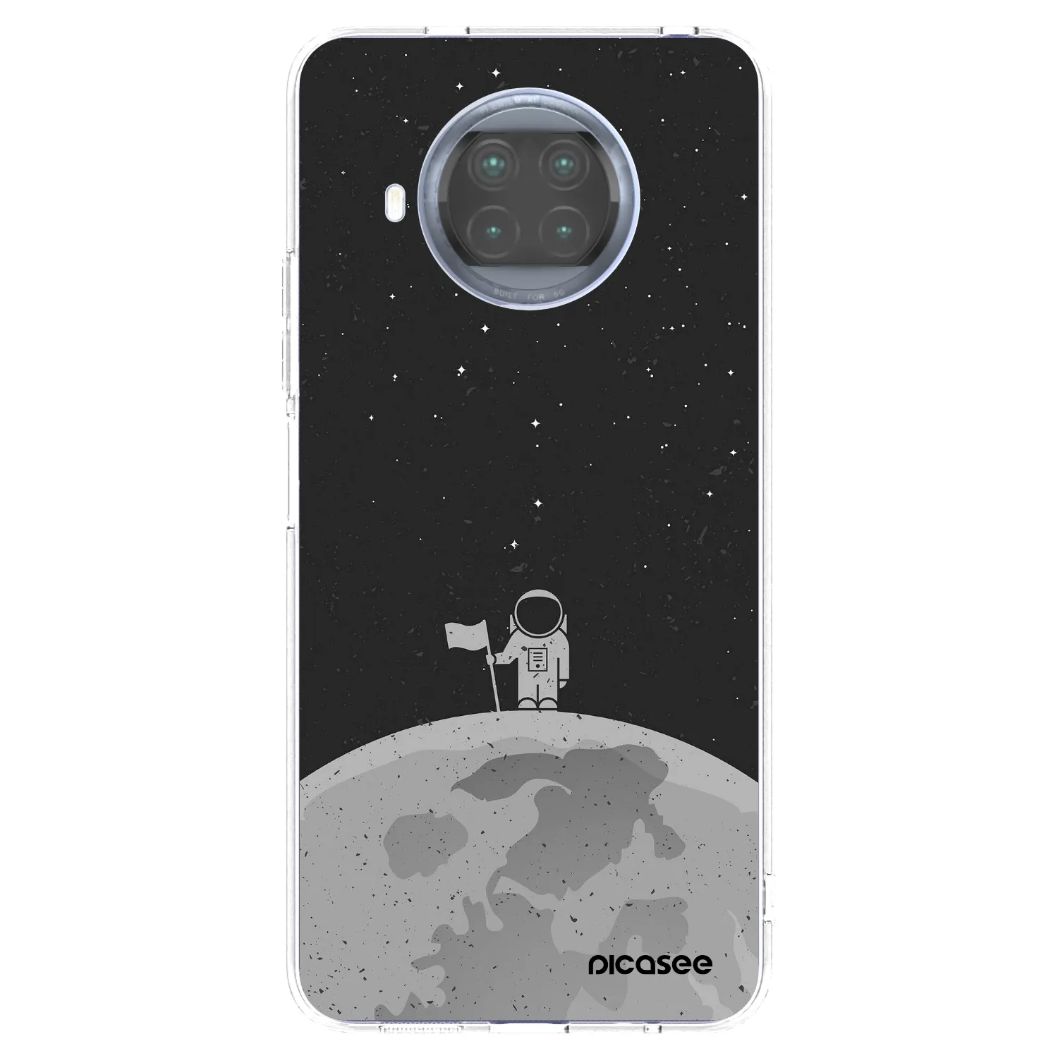 Picasee silikonowe przeźroczyste etui na Xiaomi Mi 10T Lite - Astronaut