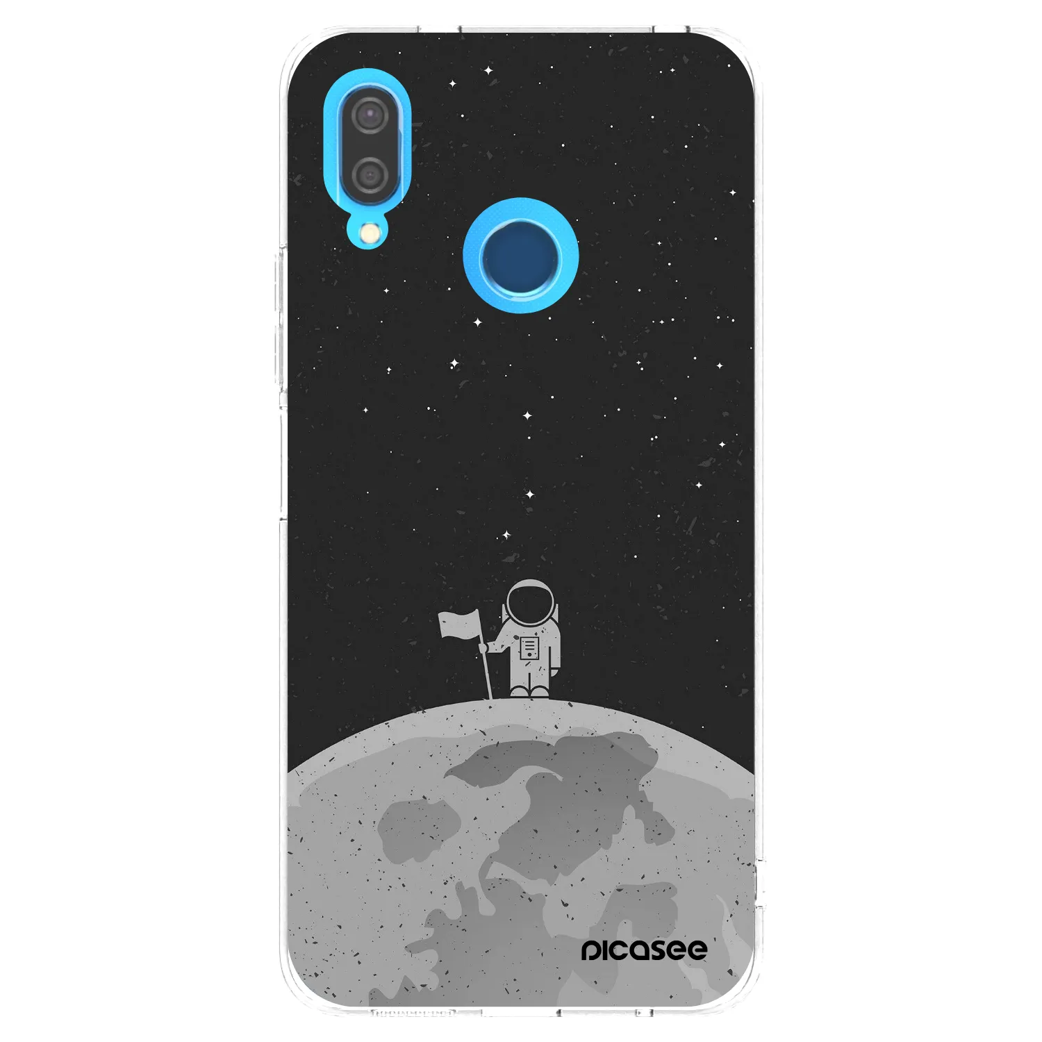 Picasee silikonowe przeźroczyste etui na Huawei P20 Lite - Astronaut