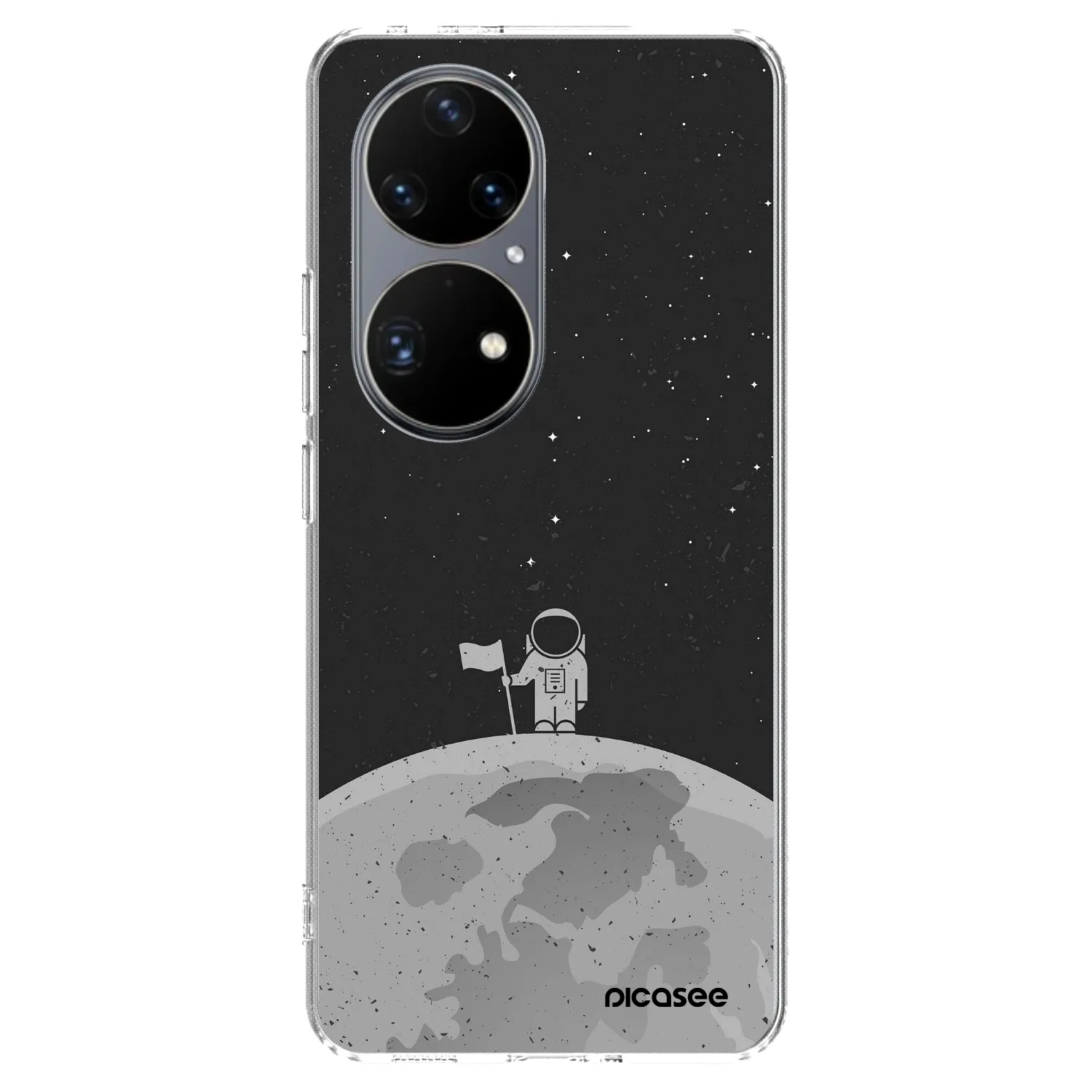 Picasee silikonowe przeźroczyste etui na Huawei P50 - Astronaut