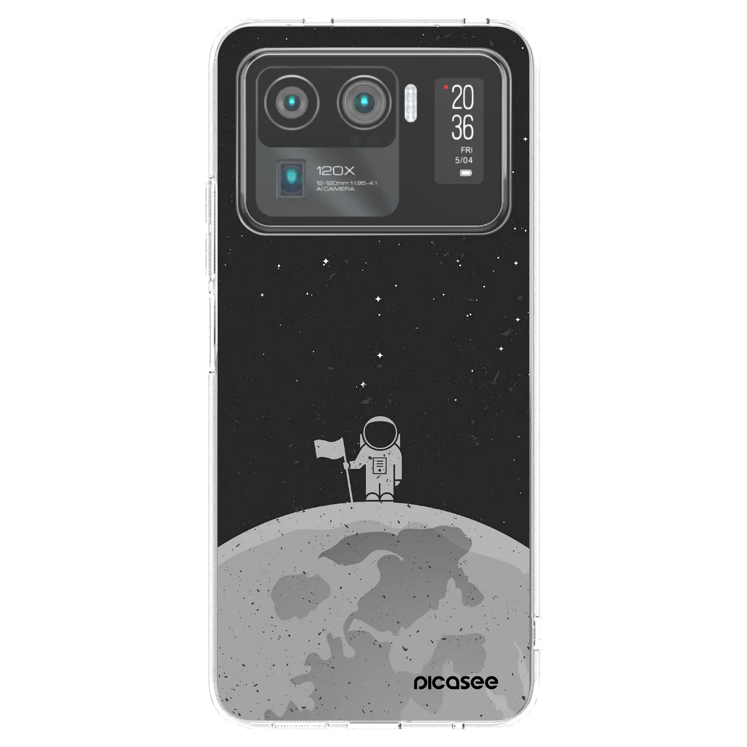 Picasee silikonowe przeźroczyste etui na Xiaomi Mi 11 Ultra - Astronaut