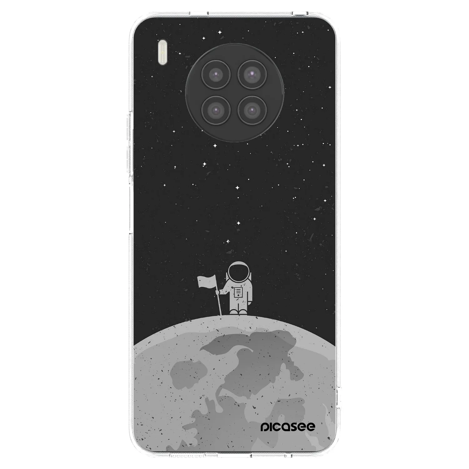 Picasee silikonowe przeźroczyste etui na Huawei Nova 8i - Astronaut