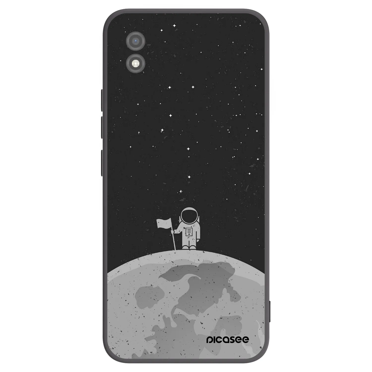 Picasee silikonowe czarne etui na Realme C11 (2021) - Astronaut