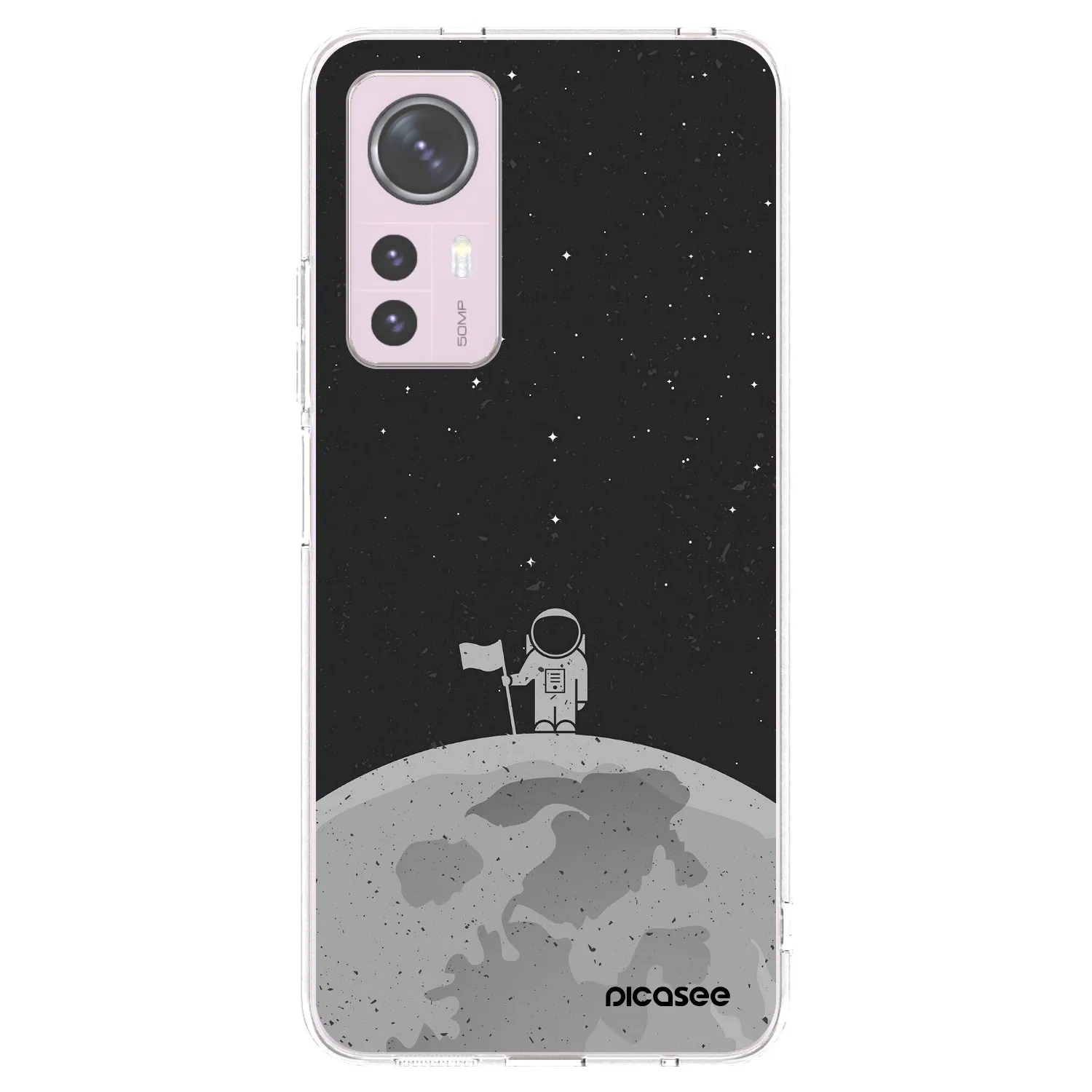 Picasee silikonowe przeźroczyste etui na Xiaomi 12 - Astronaut