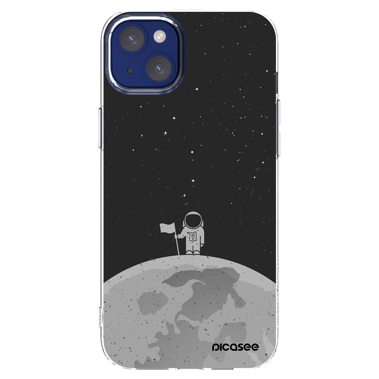 Picasee silikonowe przeźroczyste etui na Apple iPhone 14 Plus - Astronaut