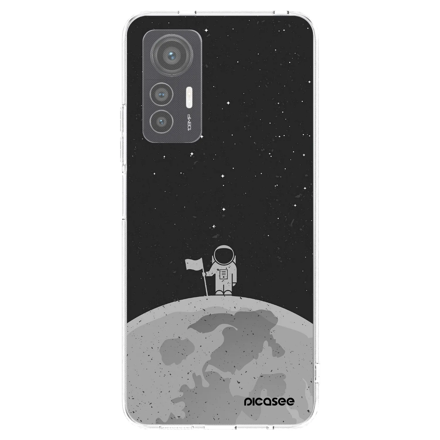 Picasee silikonowe przeźroczyste etui na Xiaomi 12 Lite - Astronaut