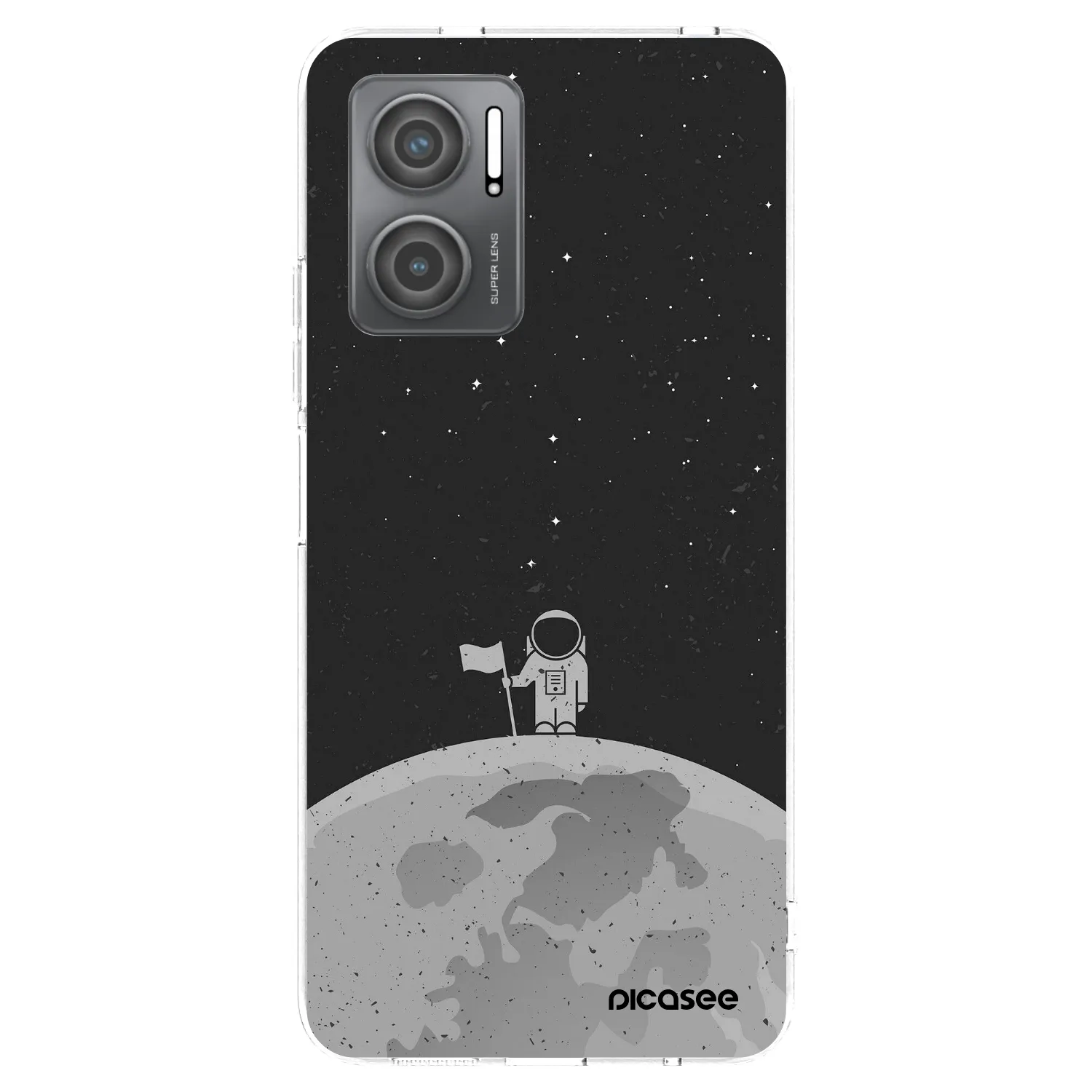 Picasee silikonowe przeźroczyste etui na Xiaomi Redmi 10 5G - Astronaut