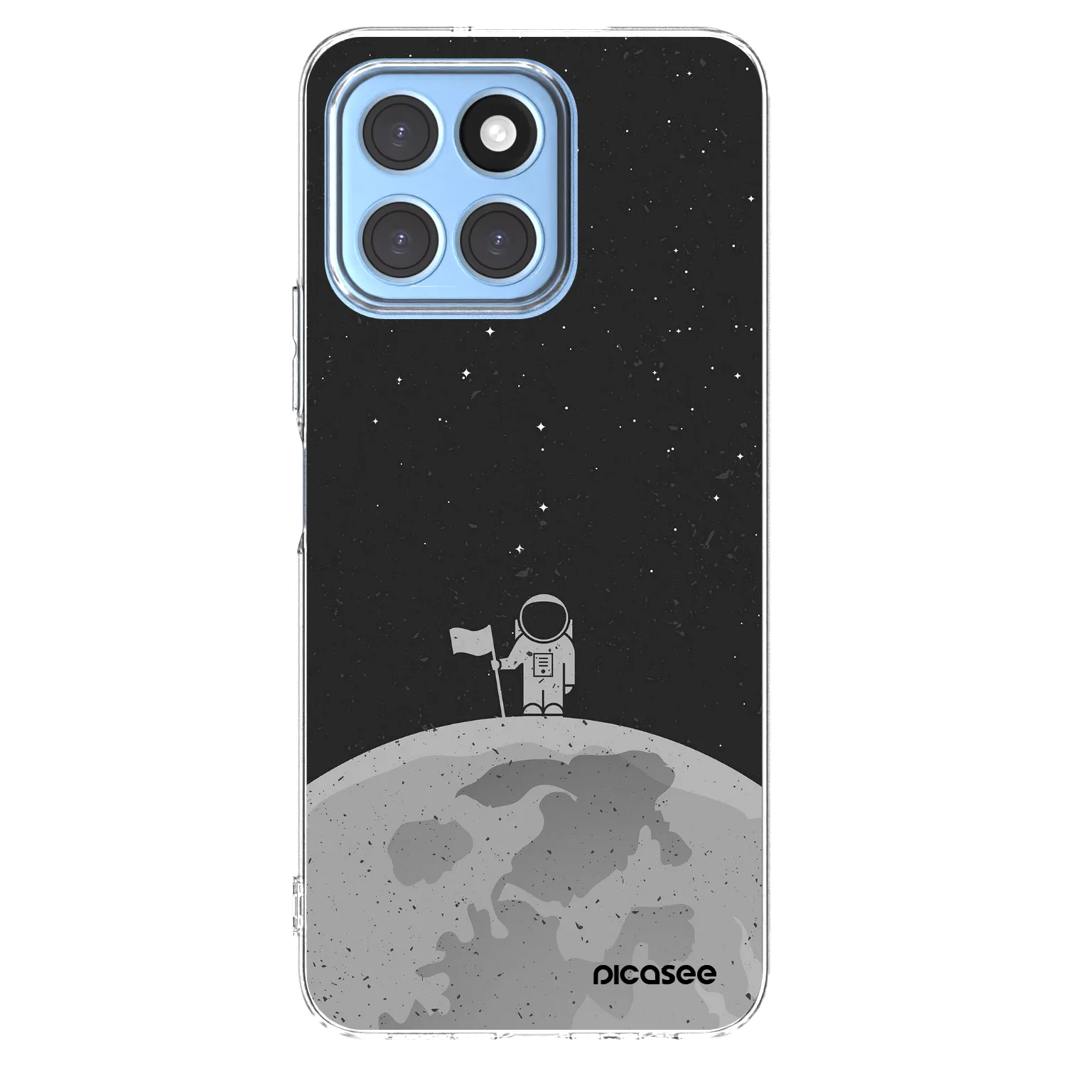 Picasee silikonowe przeźroczyste etui na Honor X6 - Astronaut