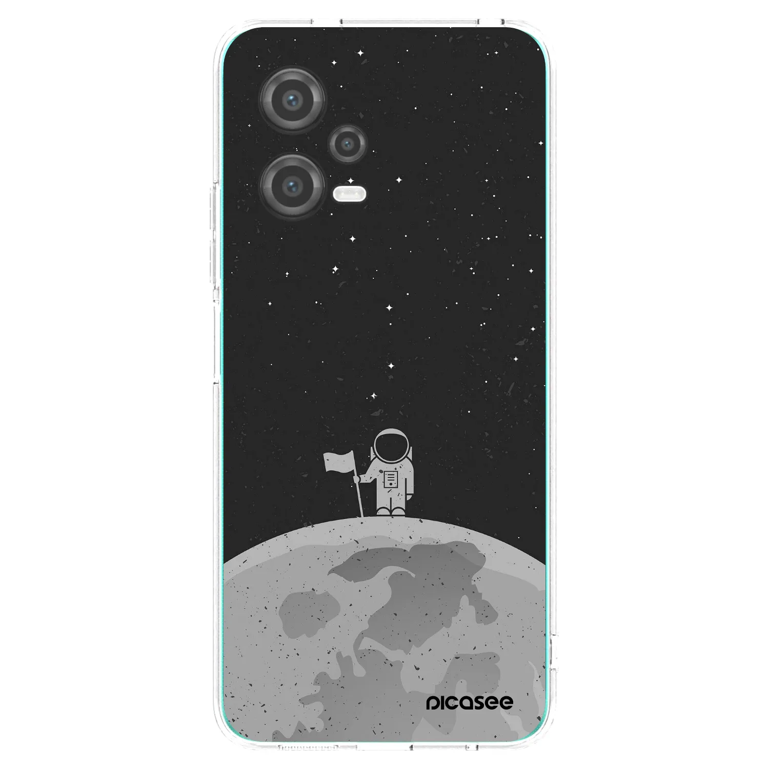 Picasee silikonowe przeźroczyste etui na Xiaomi Poco X5 - Astronaut