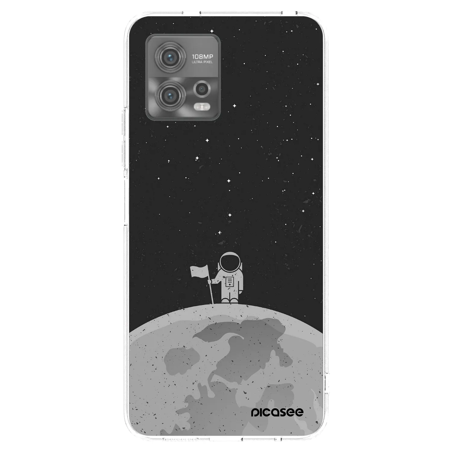 Picasee silikonowe przeźroczyste etui na Motorola Moto G72 - Astronaut