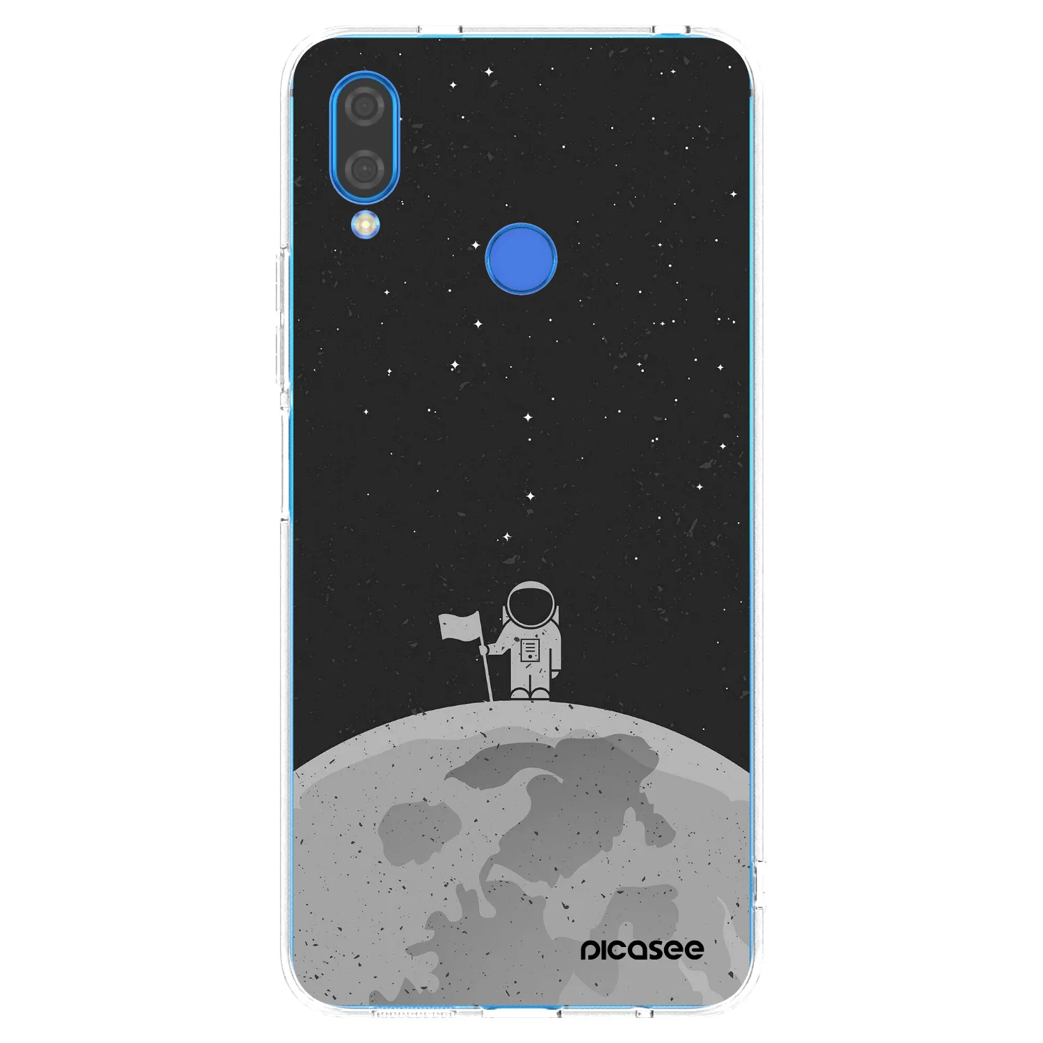 Picasee silikonowe przeźroczyste etui na Huawei Nova 3i - Astronaut