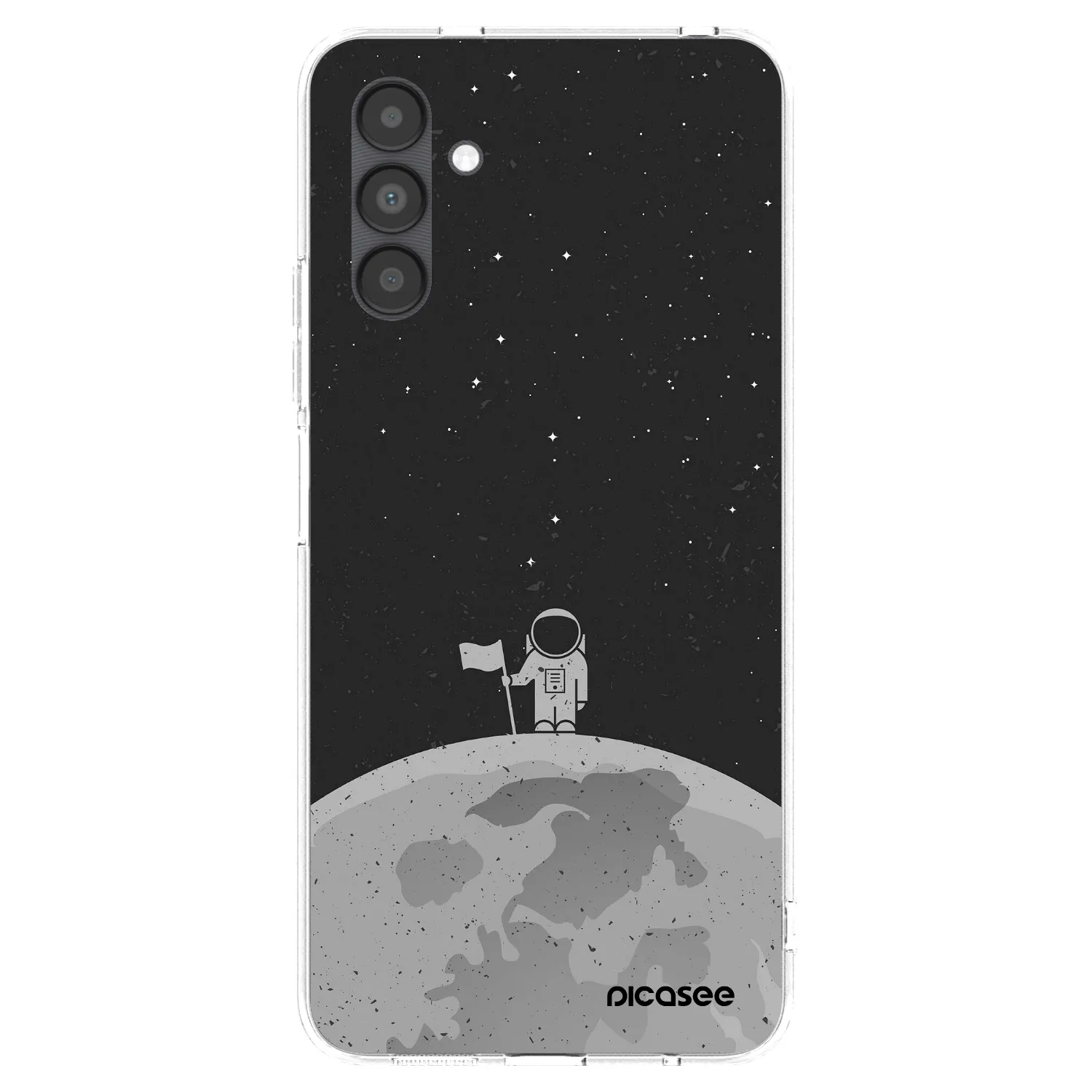 Picasee silikonowe przeźroczyste etui na Samsung Galaxy A04s A047F - Astronaut