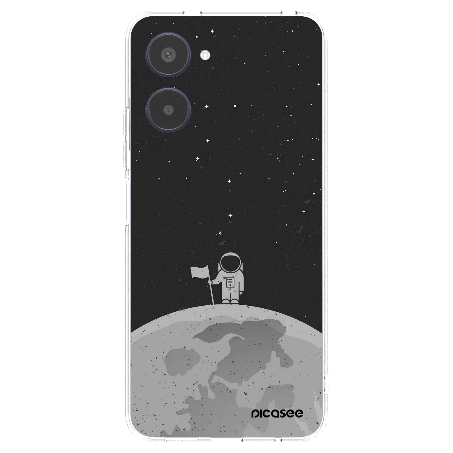 Picasee silikonowe przeźroczyste etui na Realme 10 4G - Astronaut