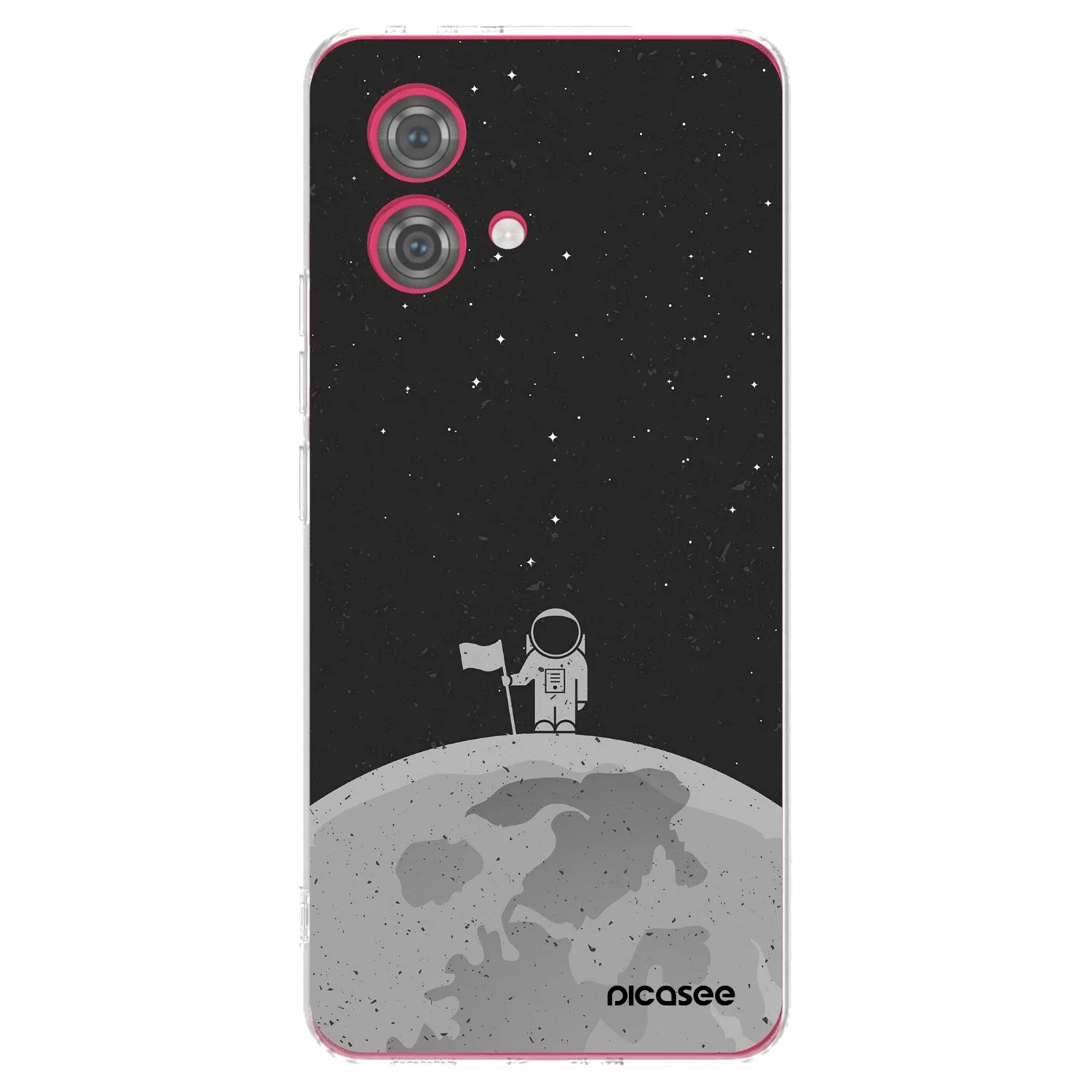 Picasee silikonowe przeźroczyste etui na Motorola Moto G84 5G - Astronaut