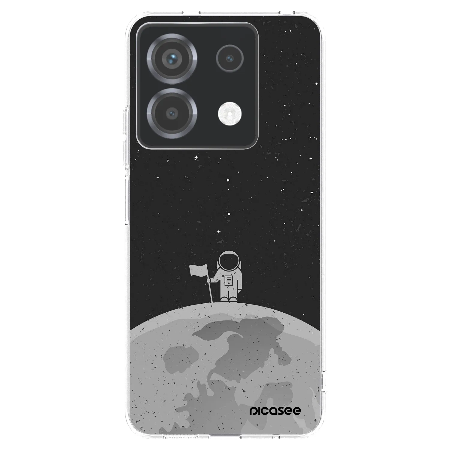 Picasee silikonowe przeźroczyste etui na Xiaomi Poco X6 - Astronaut