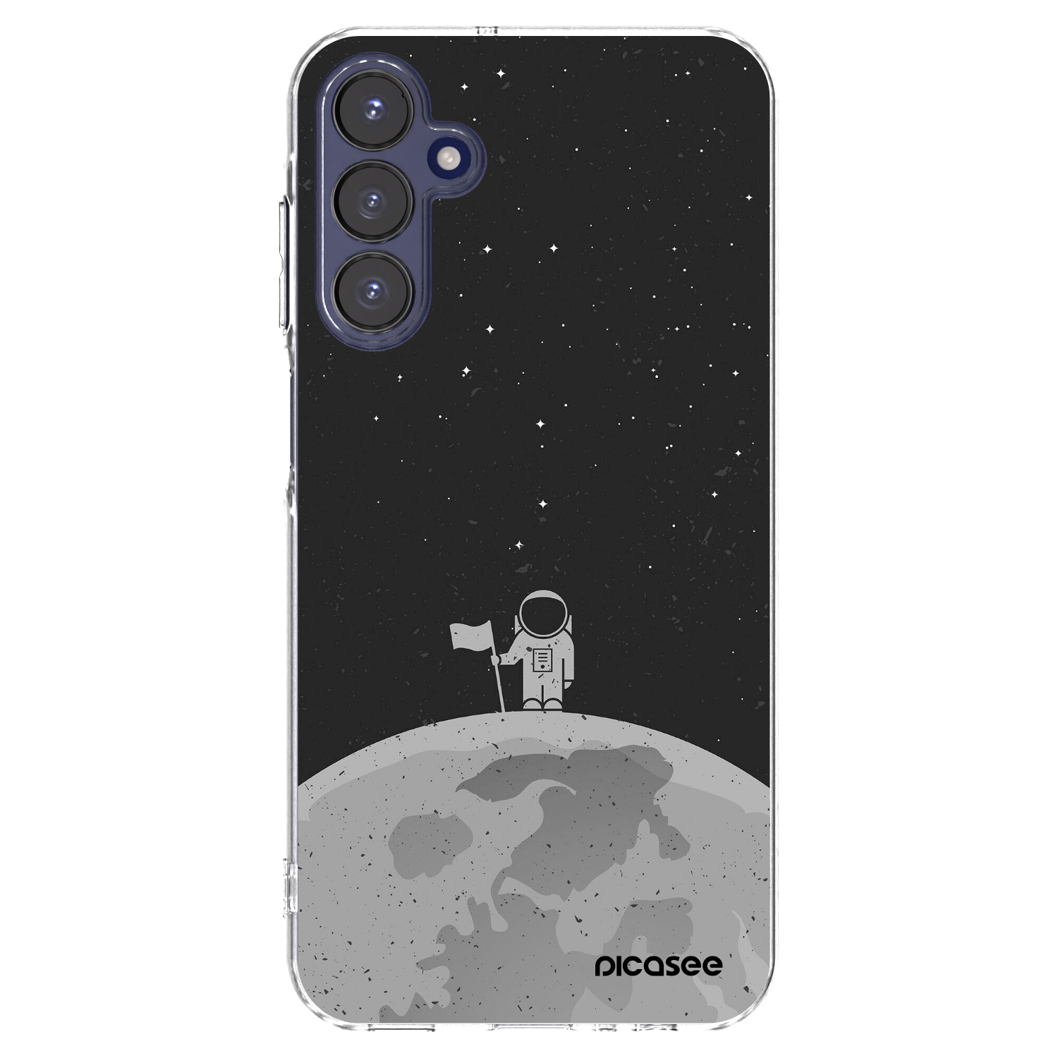 Picasee silikonowe przeźroczyste etui na Samsung Galaxy A15 A155F 4G - Astronaut
