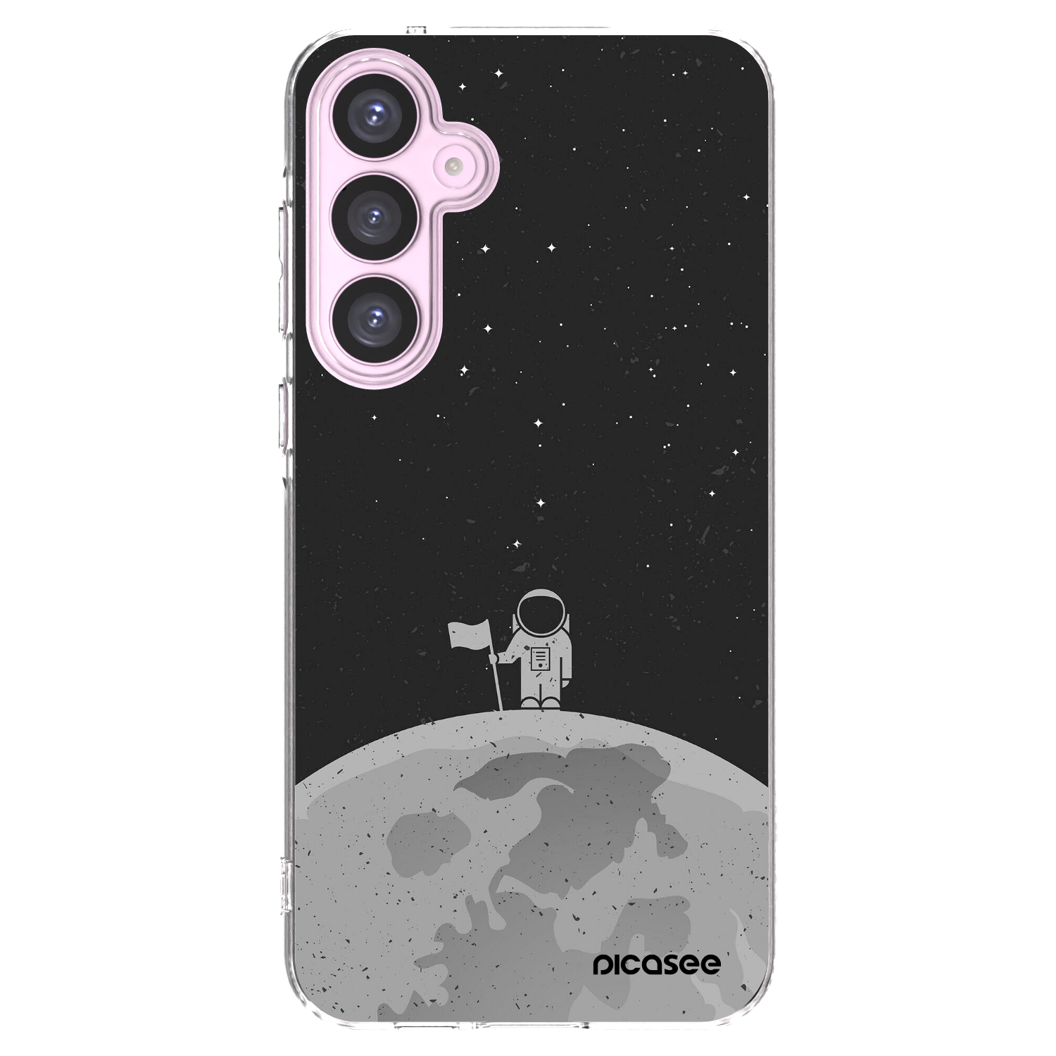 Picasee silikonowe przeźroczyste etui na Samsung Galaxy A55 5G A556B - Astronaut