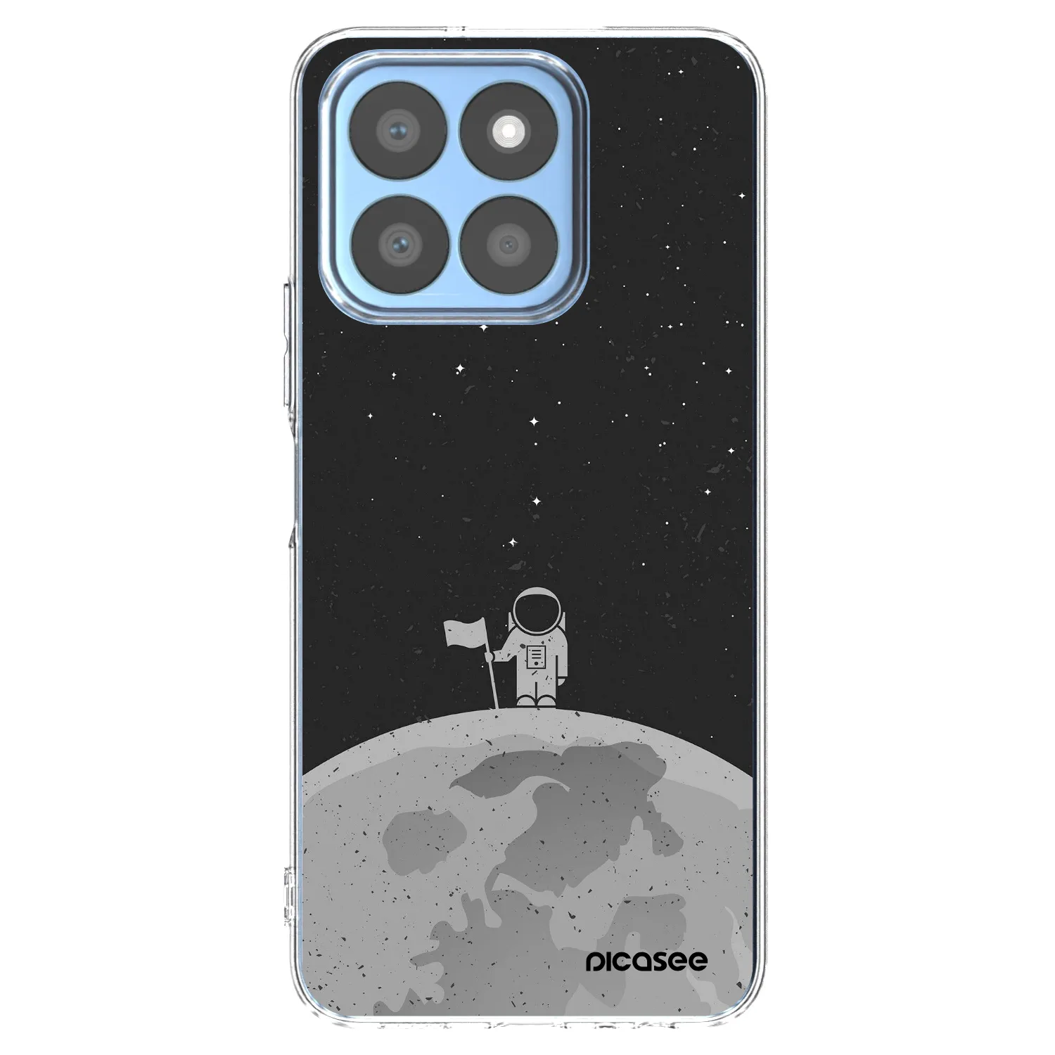 Picasee silikonowe przeźroczyste etui na Honor X8b - Astronaut