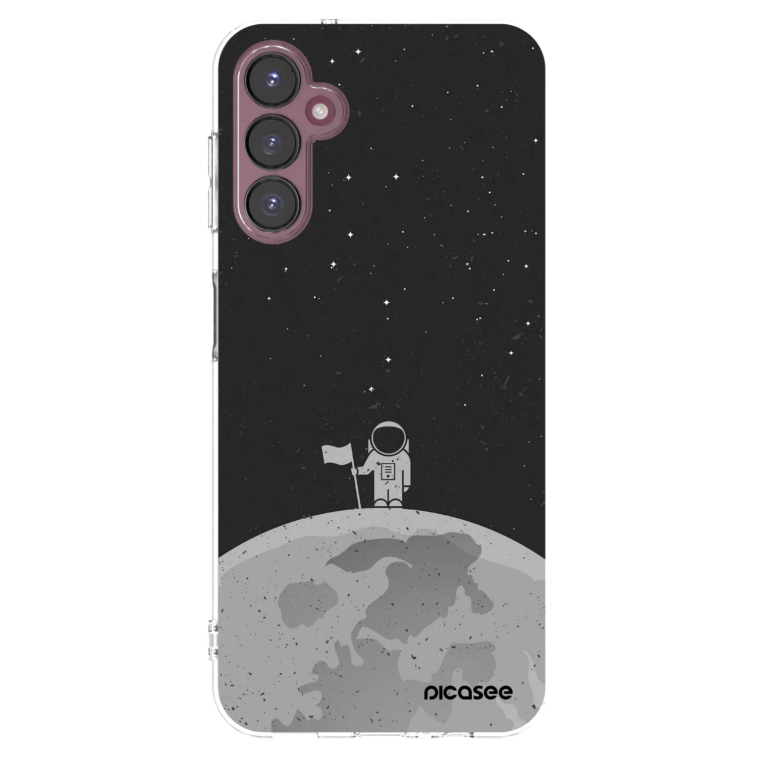 Picasee silikonowe przeźroczyste etui na Samsung Galaxy A05s A057G - Astronaut