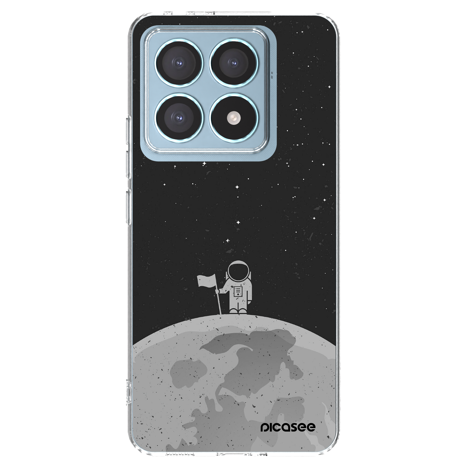 Picasee silikonowe przeźroczyste etui na Xiaomi 14T Pro - Astronaut
