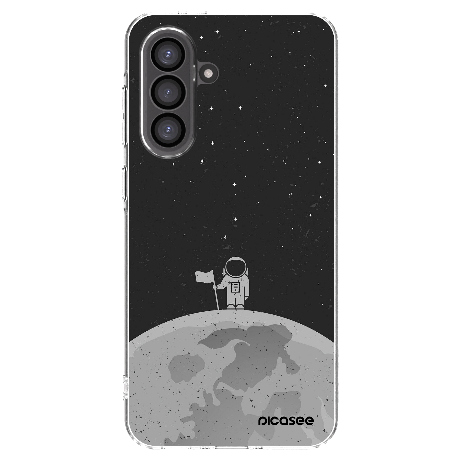 Picasee silikonowe przeźroczyste etui na Samsung Galaxy A36 5G - Astronaut
